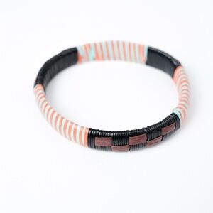Artisan Made Striped Bangle
